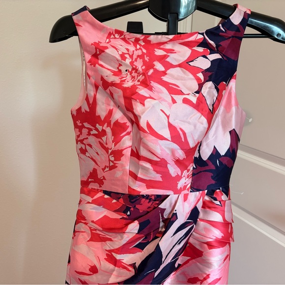 New Kay Unger Vibrant Floral Sleeveless Maxi Dress - Picture 2 of 9